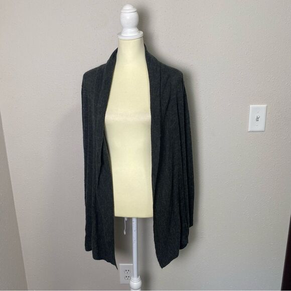 Eddie Bauer Wool Blend Lightweight Open Front Draped Cardigan Women's Size XL - Picture 8 of 12